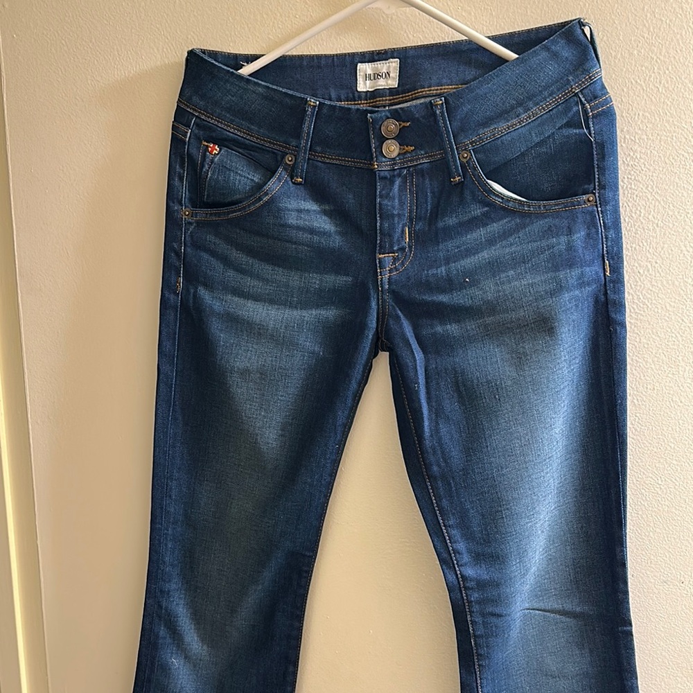 Hudson Jeans Blue Skinny Denim with Stretch